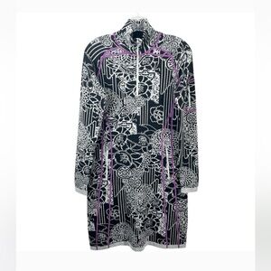 EUC- Title Nine ‘Super Power’ Merino Wool Quarter Zip Sweater Dress